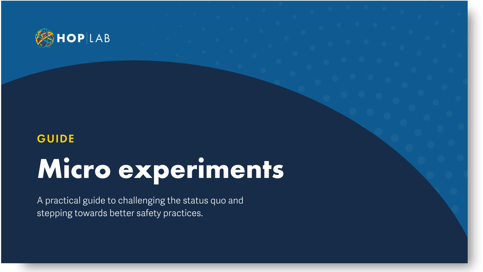 HOPLAB Micro Experiments Guide Cover