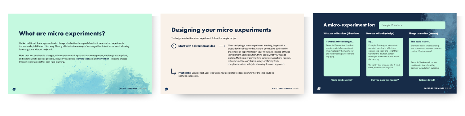 Micro experiments internal pages